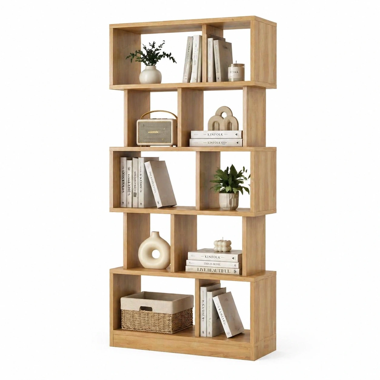 Bibliotheque modulaire bois